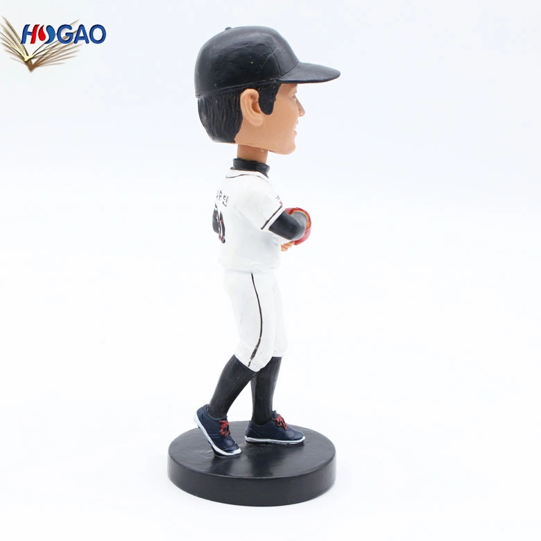 Decorative Resin Baseball Player Bobblehead Figurines for Home Decoration