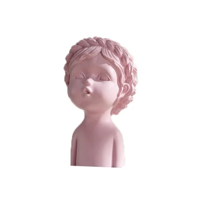 Фигурка из смолы, скульптура для дома, творческого дома, декоративная статуя девушки из смолы