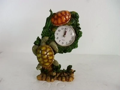 Креативные часы из смолы, черепаха, идеальный настольный декоративный орнамент