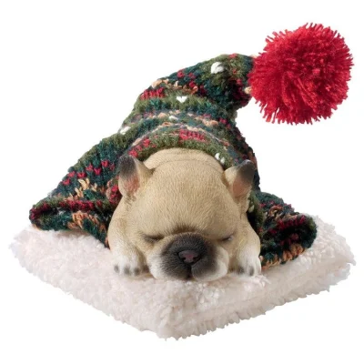 Лидер продаж, скульптура из смолы, созданная для сна, щенка мопса, забавная милая собака